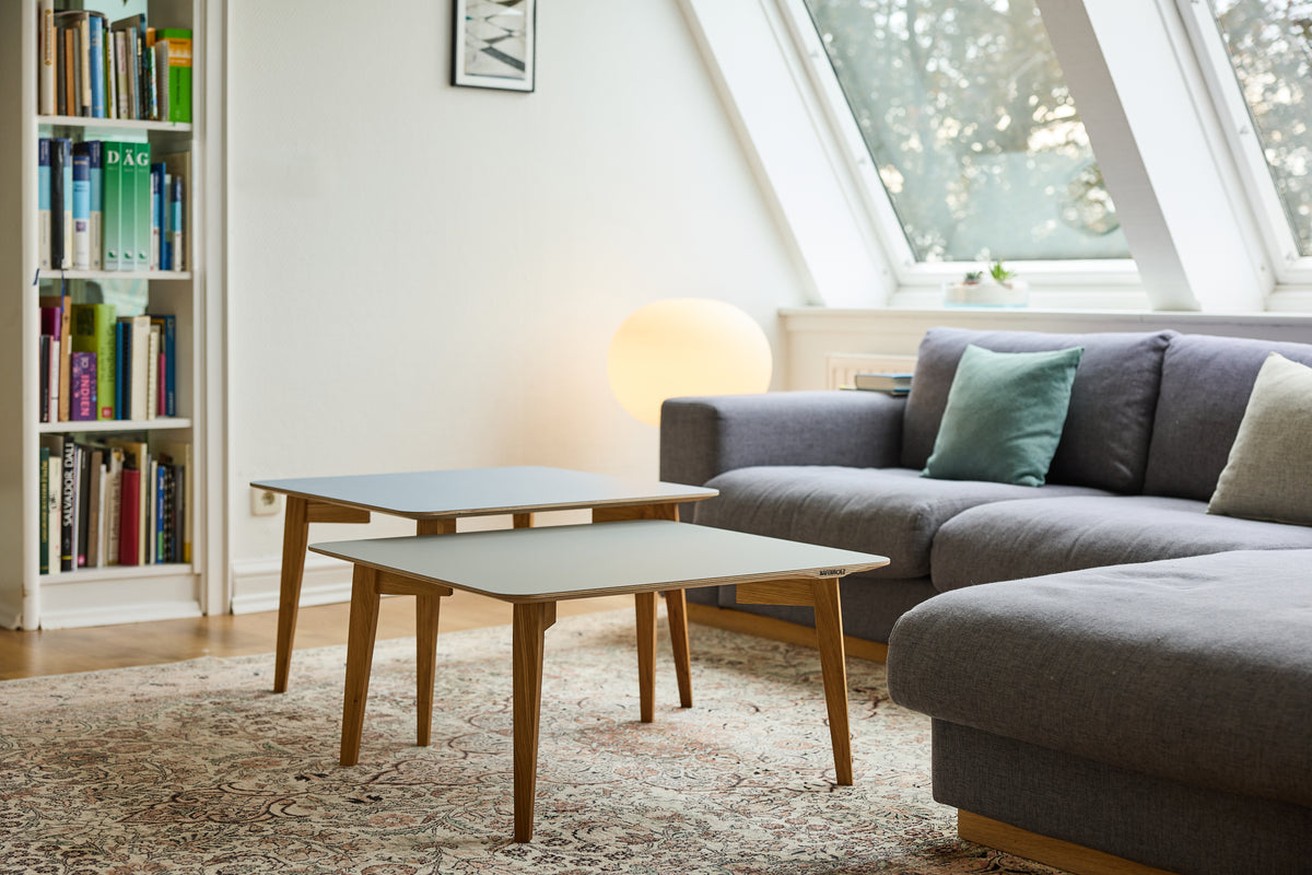 Eckiger Couchtisch BELUGA